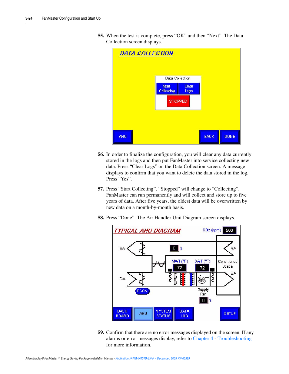 Rockwell Automation FANM FanMaster Energy Saving Package User Manual | Page 60 / 124