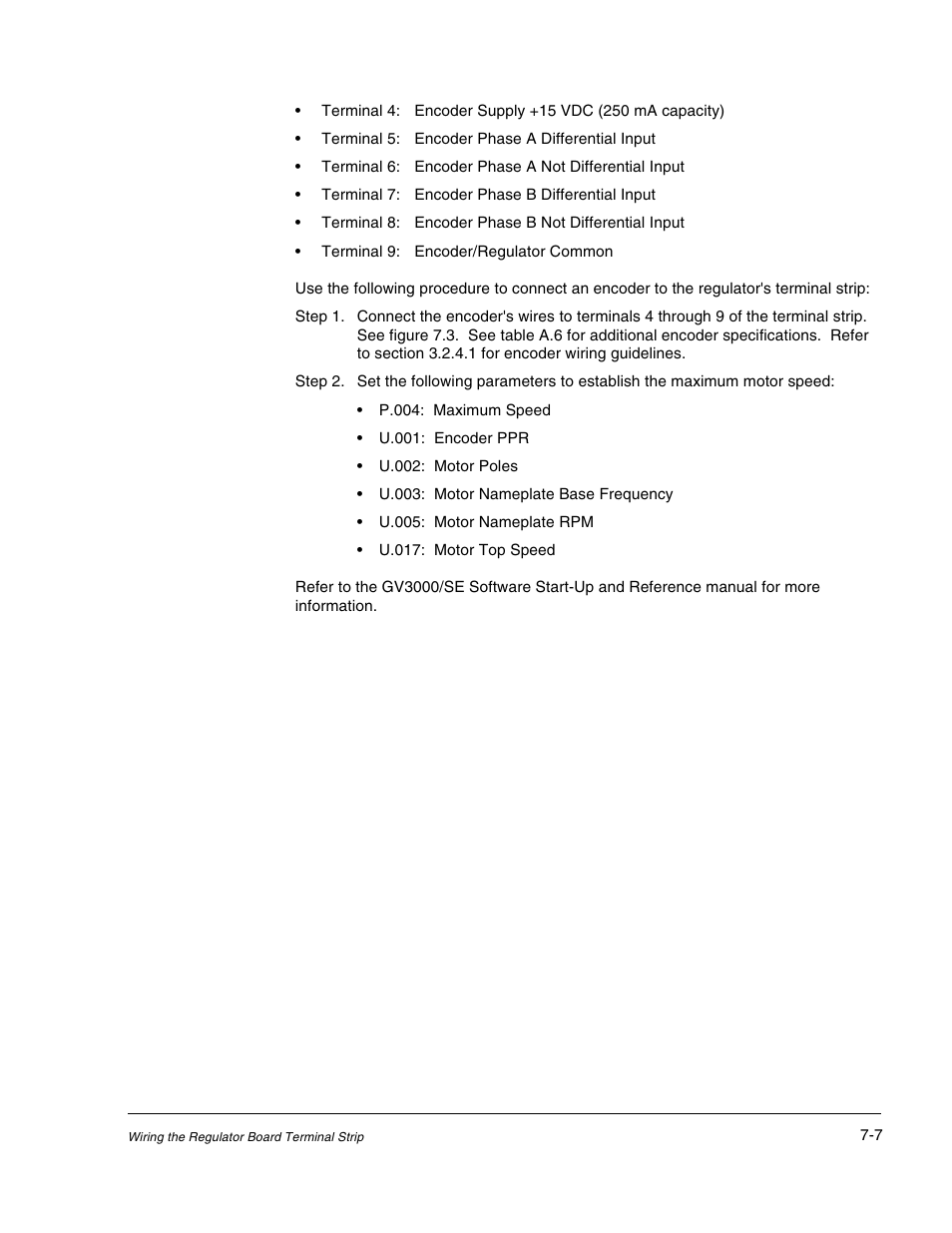 Rockwell Automation GV3000/SE AC Drive 1-20HP, 230VAC Ver. 6.04 Hdwe Ref, Install, Troubleshooting User Manual | Page 57 / 82