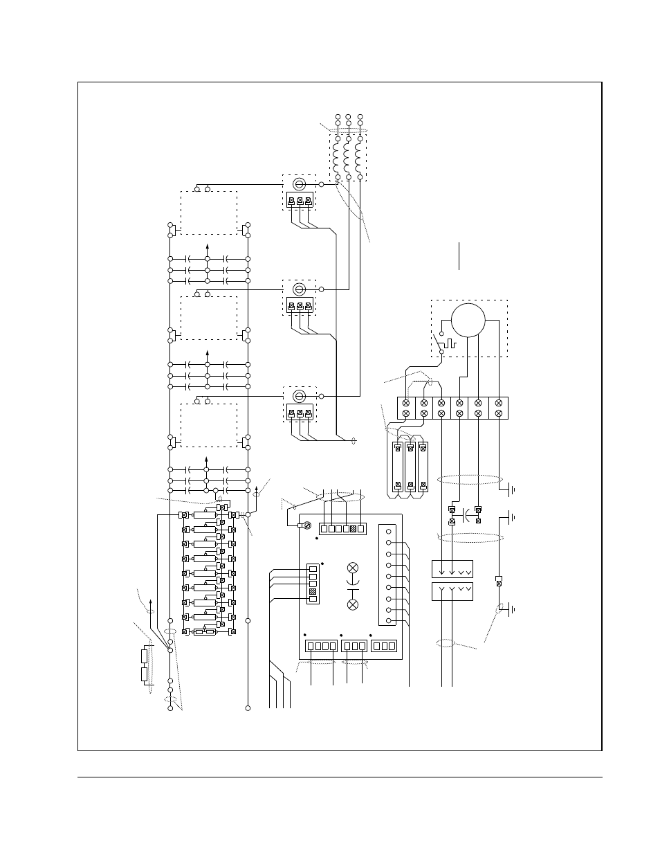 Pow e r module "a, Blo w er assem bly, Power module description | Mo to r, Lem u lem w, Lem v, 12 47 a, Ig bt mo du le, 11 45 a, No t e s | Rockwell Automation SB3000 AC Power Modules User Manual | Page 21 / 88