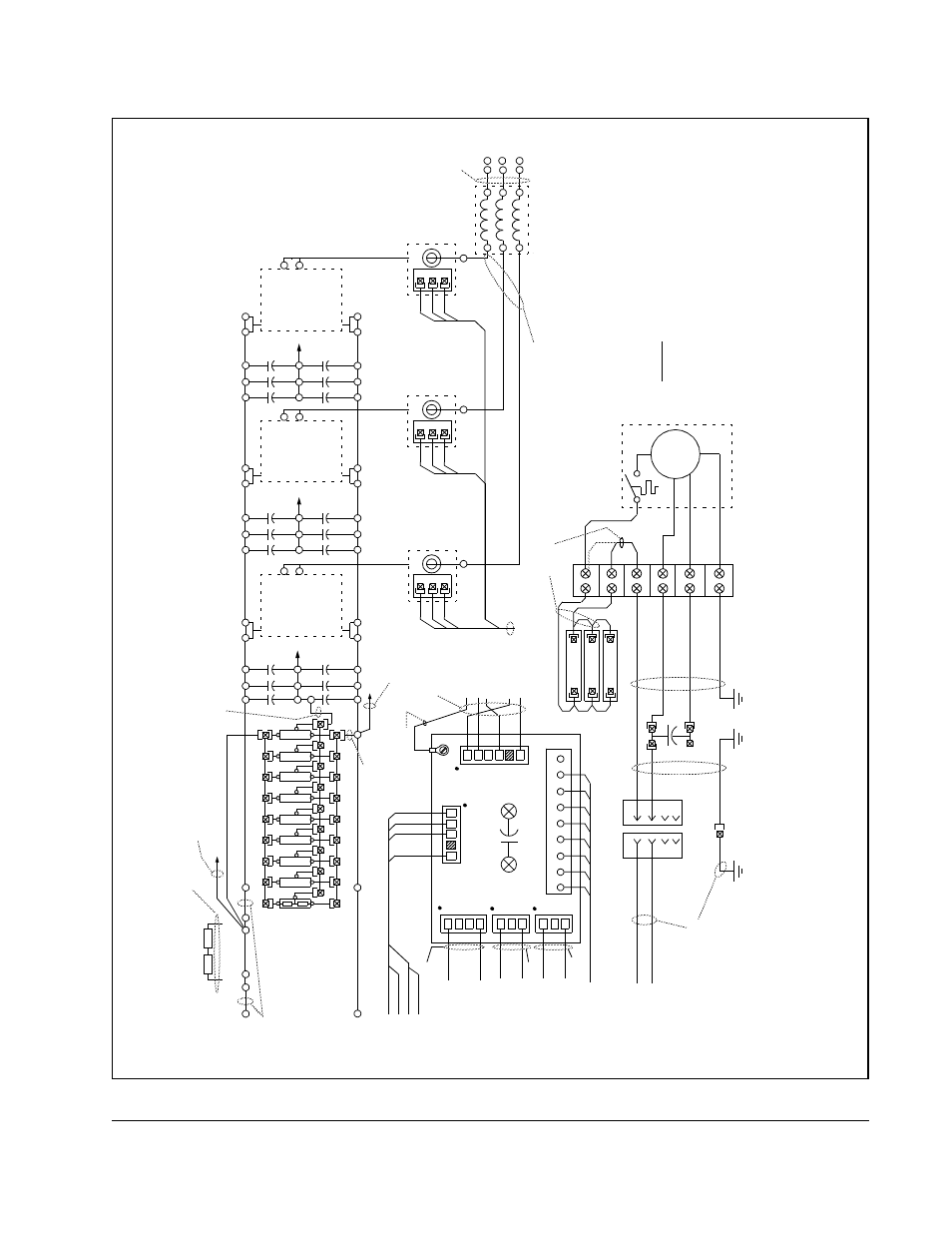 Power modu le "a, Blo w er assem bly, Power module description | Mo to r, Lem u lem w, Lem v, 12 47 a, Ig b t mo dul e, 11 45 a, No t e s | Rockwell Automation SB3000 AC Power Modules User Manual | Page 23 / 88
