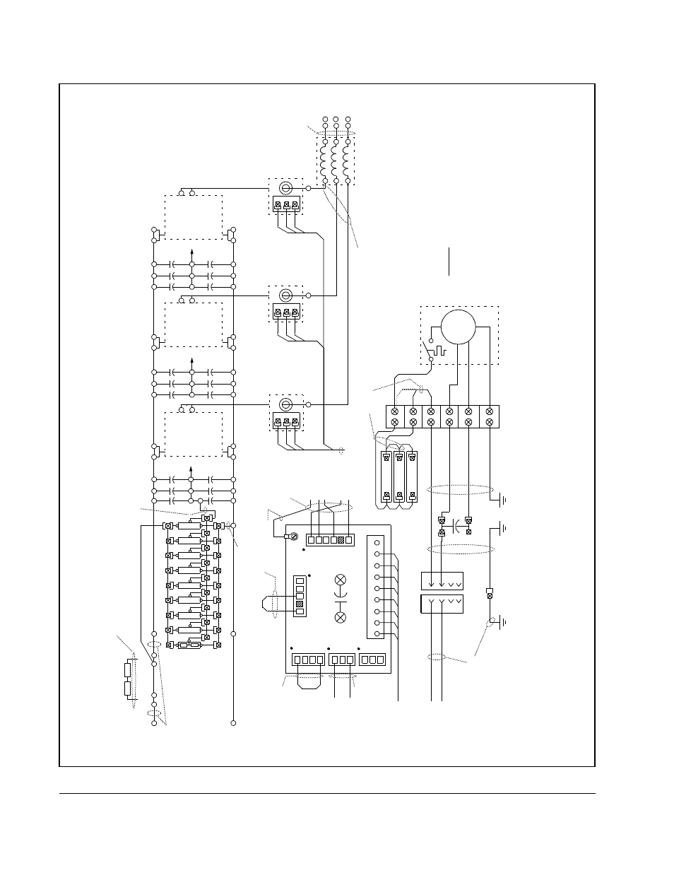 Pow e r module "b, Blo w er assem bly, Mo to r | Lem u lem w, Lem v, 12 47 b, Ig bt mo du le, 11 45 b, No t e s | Rockwell Automation SB3000 AC Power Modules User Manual | Page 24 / 88