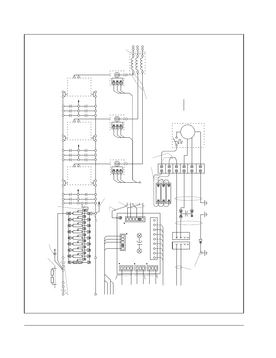 Power modu le "a, Blo w er assem bly, Mo to r | Lem u lem w, Lem v, 12 47 a, Ig b t mo dul e, 11 45 a, No t e s | Rockwell Automation SB3000 AC Power Modules User Manual | Page 26 / 88