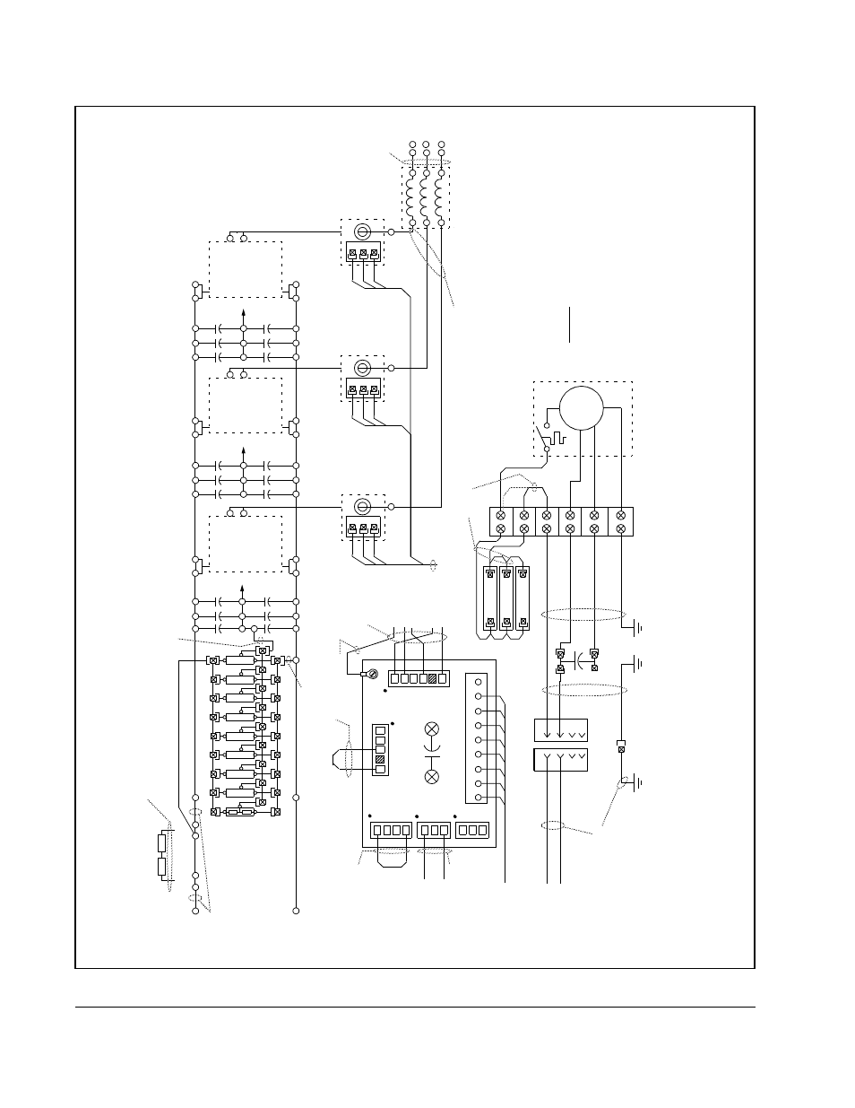 Power modu le "c, Blo w er assem bly, Mo to r | Lem u lem w, Lem v, 12 47 c, Ig b t mo dul e, 11 45 c, No t e s | Rockwell Automation SB3000 AC Power Modules User Manual | Page 28 / 88