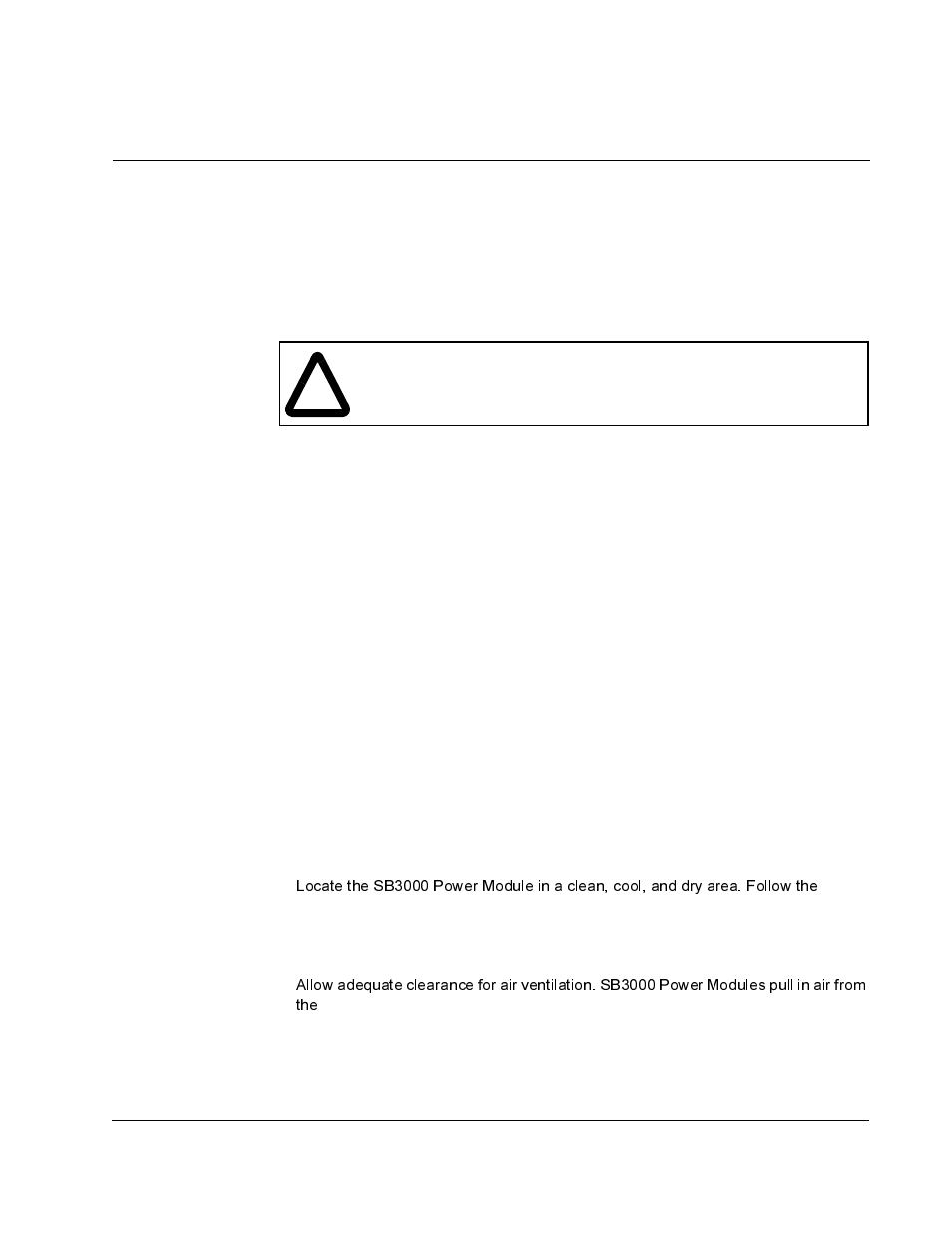 Hapter, Installation guidelines | Rockwell Automation SB3000 AC Power Modules User Manual | Page 29 / 88
