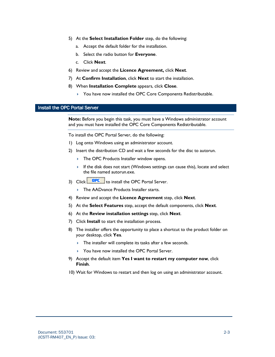 Rockwell Automation AADvance Controller OPC Portal Server User Manual | Page 17 / 36