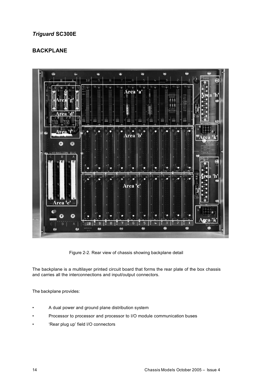 Triguard sc300e backplane | Rockwell Automation Chassis Models User Manual | Page 14 / 23