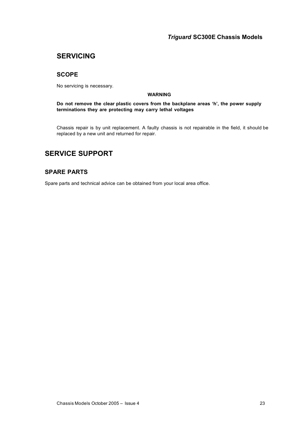 Servicing, Service support | Rockwell Automation Chassis Models User Manual | Page 23 / 23