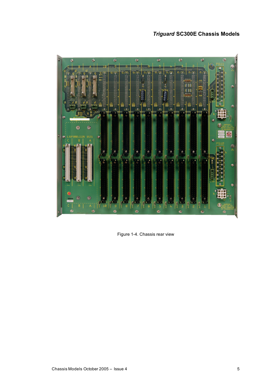 Triguard sc300e chassis models | Rockwell Automation Chassis Models User Manual | Page 5 / 23