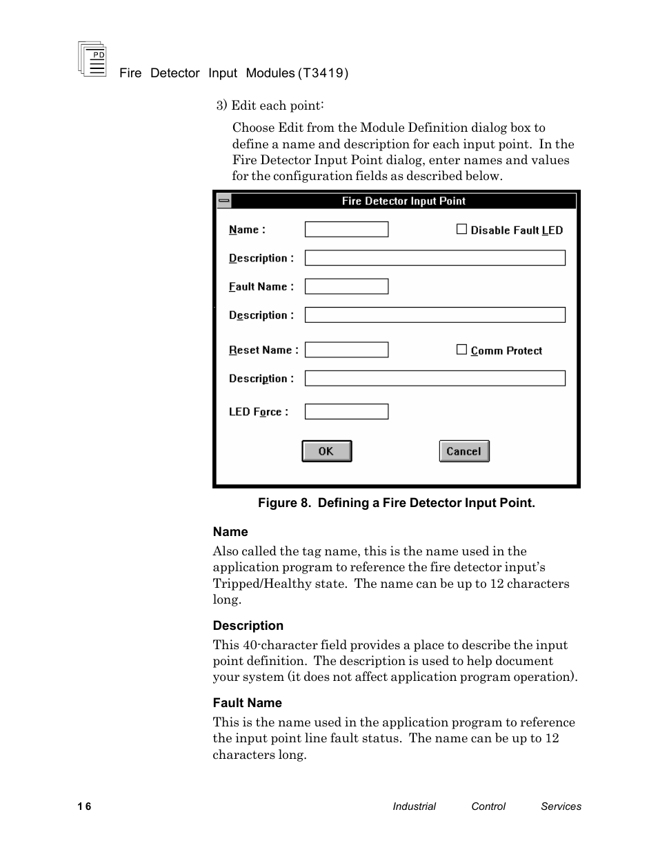 Rockwell Automation T3419 ICS Regent Fire Detector Input User Manual | Page 16 / 21