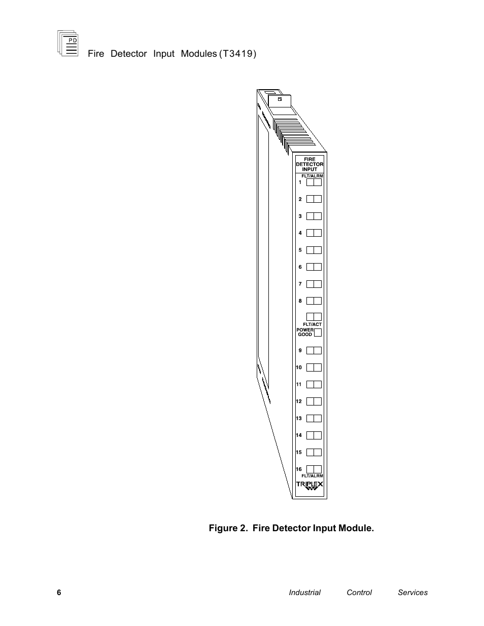 Rockwell Automation T3419 ICS Regent Fire Detector Input User Manual | Page 6 / 21