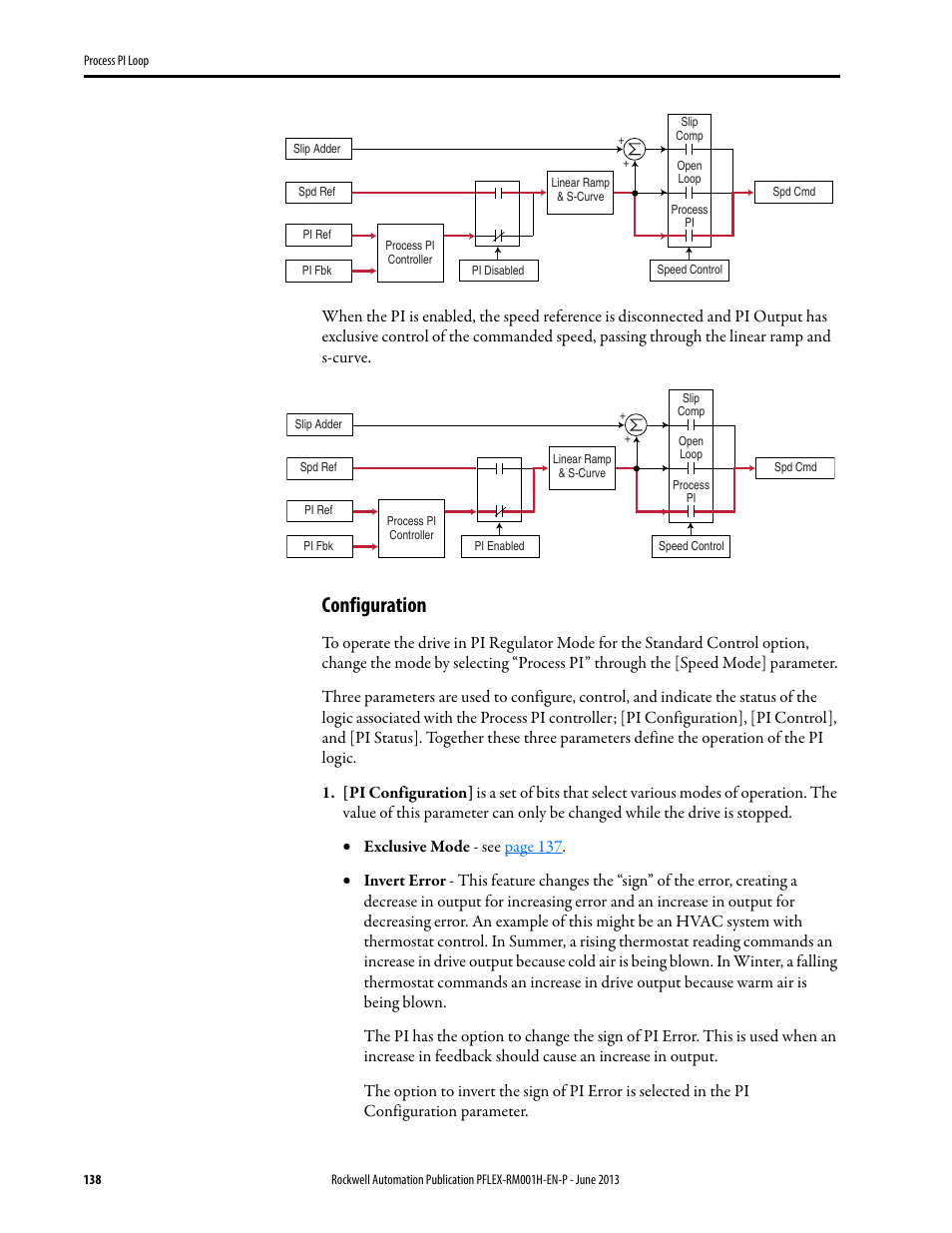 Configuration | Rockwell Automation 20B PowerFlex 70, PowerFlex 700 Reference Manual User Manual | Page 138 / 214