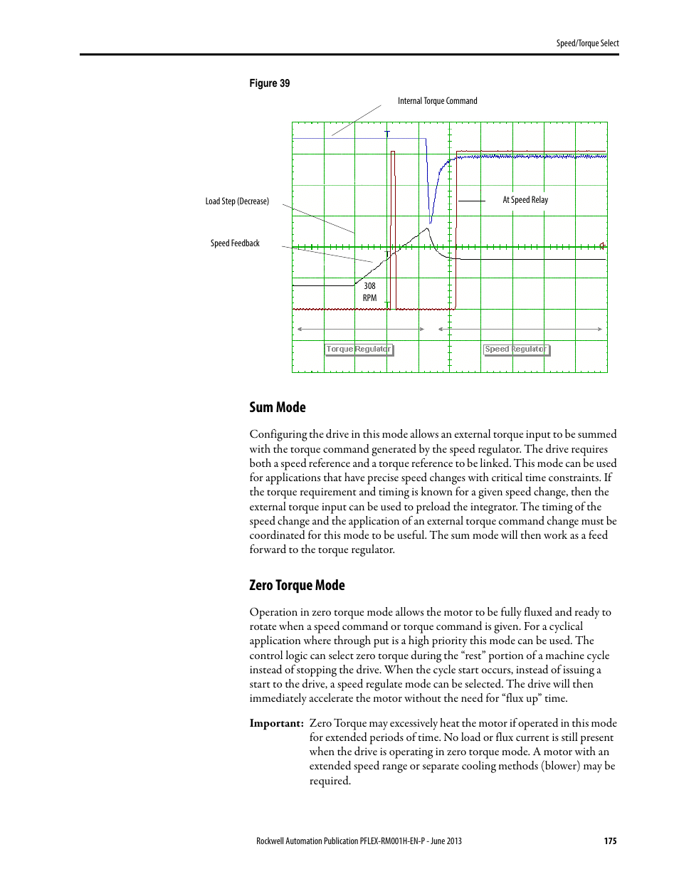 Sum mode, Zero torque mode | Rockwell Automation 20B PowerFlex 70, PowerFlex 700 Reference Manual User Manual | Page 175 / 214