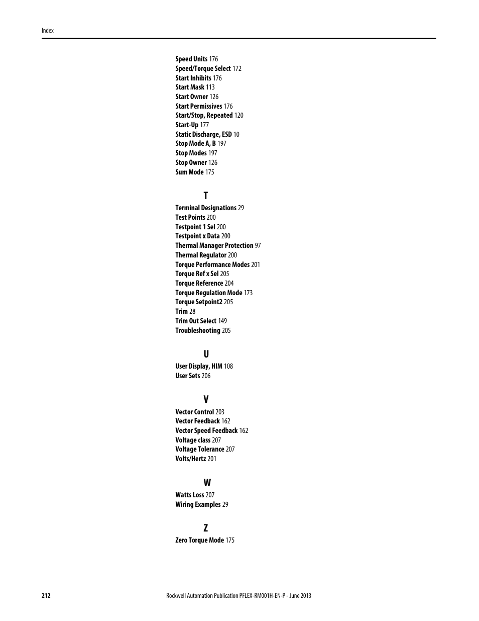 Rockwell Automation 20B PowerFlex 70, PowerFlex 700 Reference Manual User Manual | Page 212 / 214