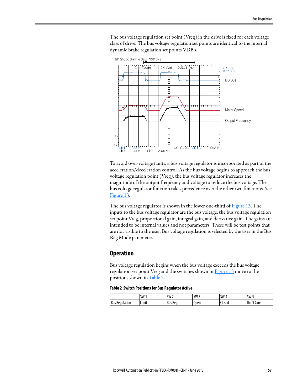 Operation | Rockwell Automation 20B PowerFlex 70, PowerFlex 700 Reference Manual User Manual | Page 57 / 214