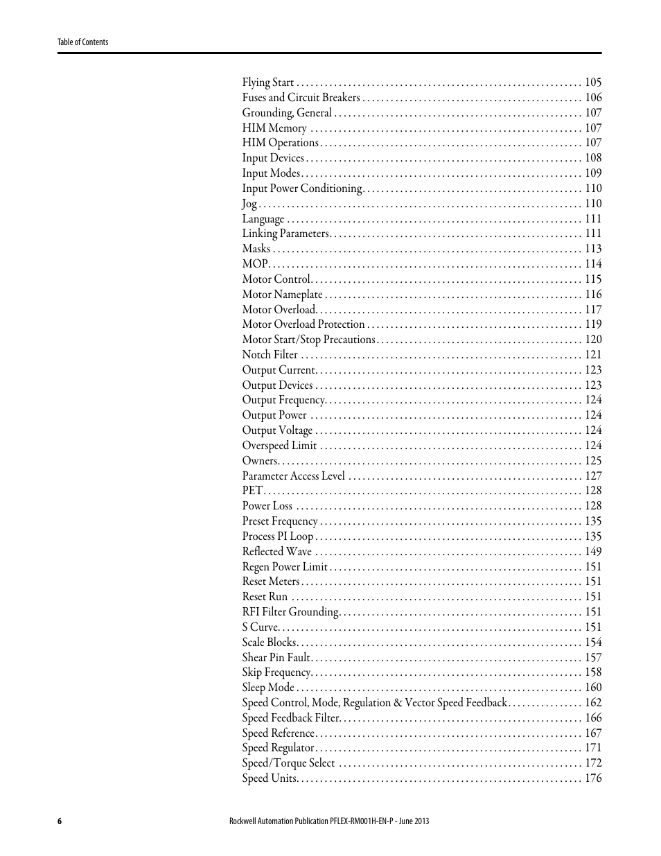 Rockwell Automation 20B PowerFlex 70, PowerFlex 700 Reference Manual User Manual | Page 6 / 214