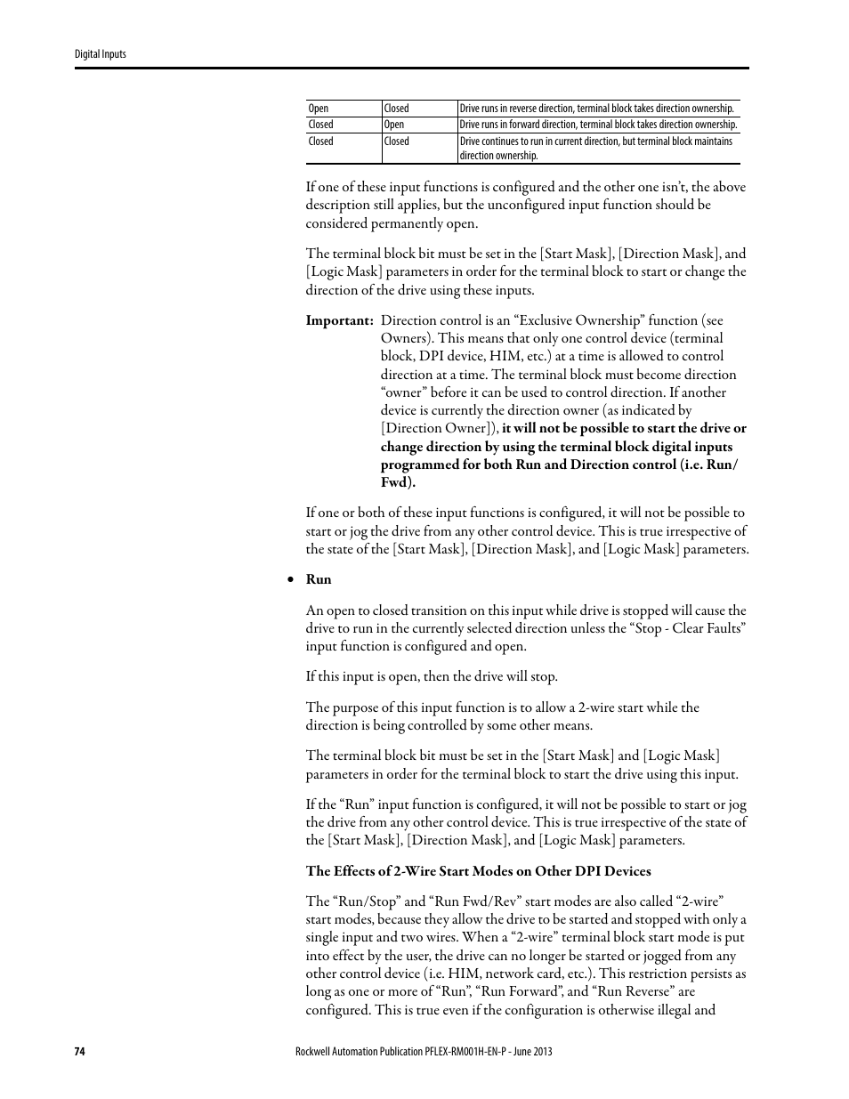 Rockwell Automation 20B PowerFlex 70, PowerFlex 700 Reference Manual User Manual | Page 74 / 214