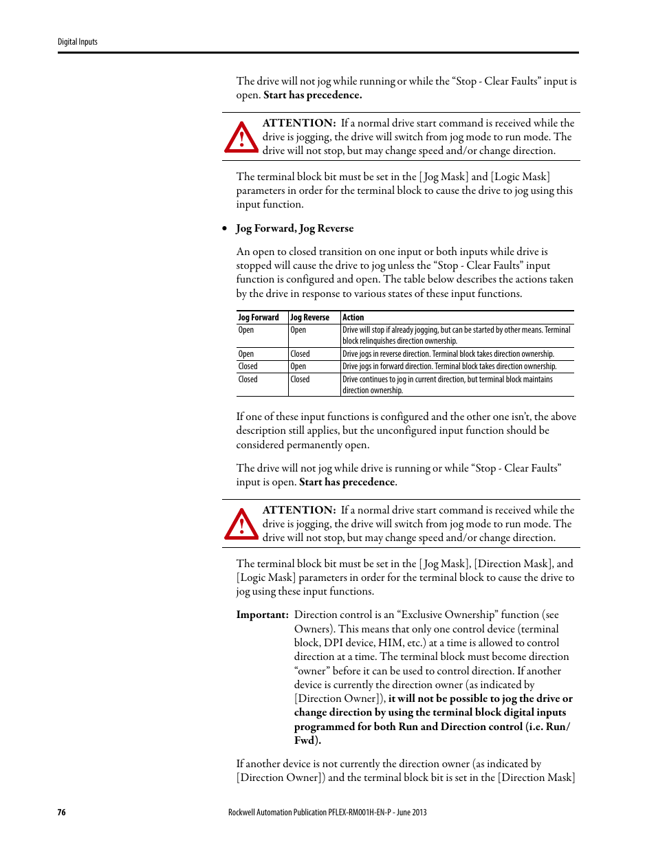 Rockwell Automation 20B PowerFlex 70, PowerFlex 700 Reference Manual User Manual | Page 76 / 214