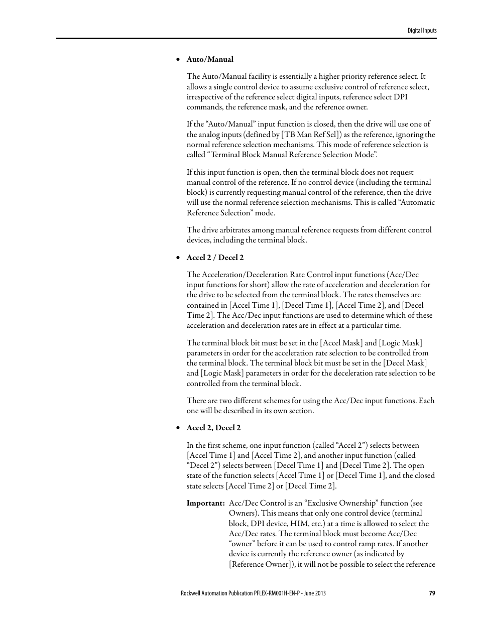 Rockwell Automation 20B PowerFlex 70, PowerFlex 700 Reference Manual User Manual | Page 79 / 214