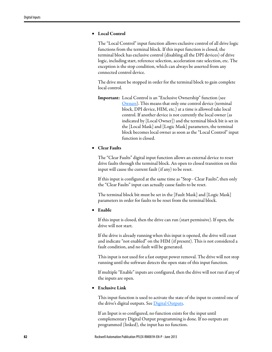 Local control | Rockwell Automation 20B PowerFlex 70, PowerFlex 700 Reference Manual User Manual | Page 82 / 214