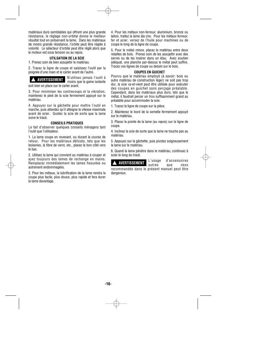 Bosch 1634VS User Manual | Page 16 / 28