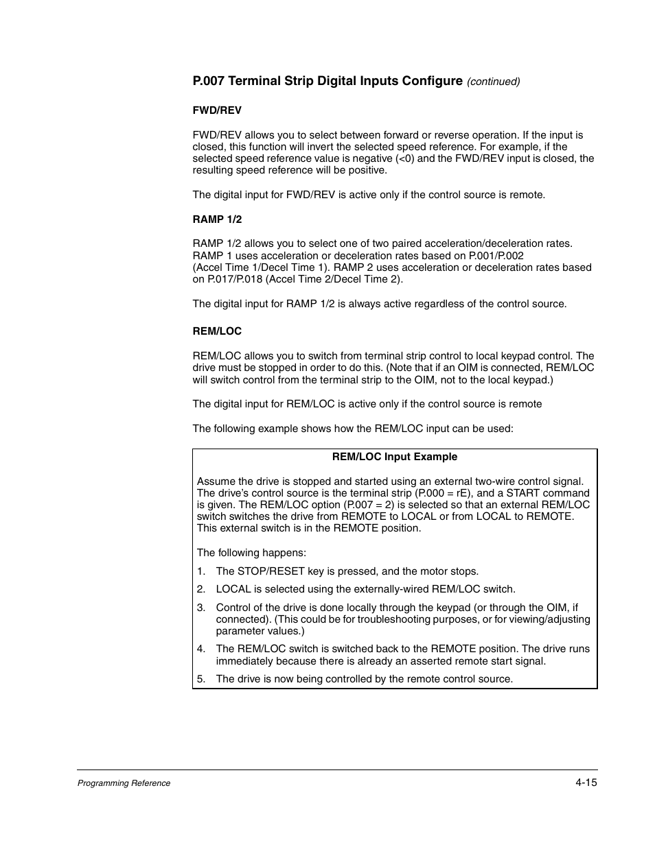 Rockwell Automation GV3000/SE AC Gen. Purpose and Vector Drive Software Start-Up and Ref. Manual User Manual | Page 101 / 232