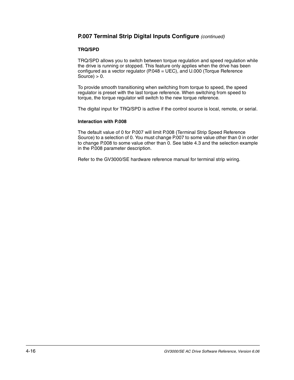 Rockwell Automation GV3000/SE AC Gen. Purpose and Vector Drive Software Start-Up and Ref. Manual User Manual | Page 102 / 232