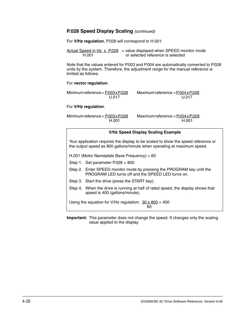 Rockwell Automation GV3000/SE AC Gen. Purpose and Vector Drive Software Start-Up and Ref. Manual User Manual | Page 118 / 232