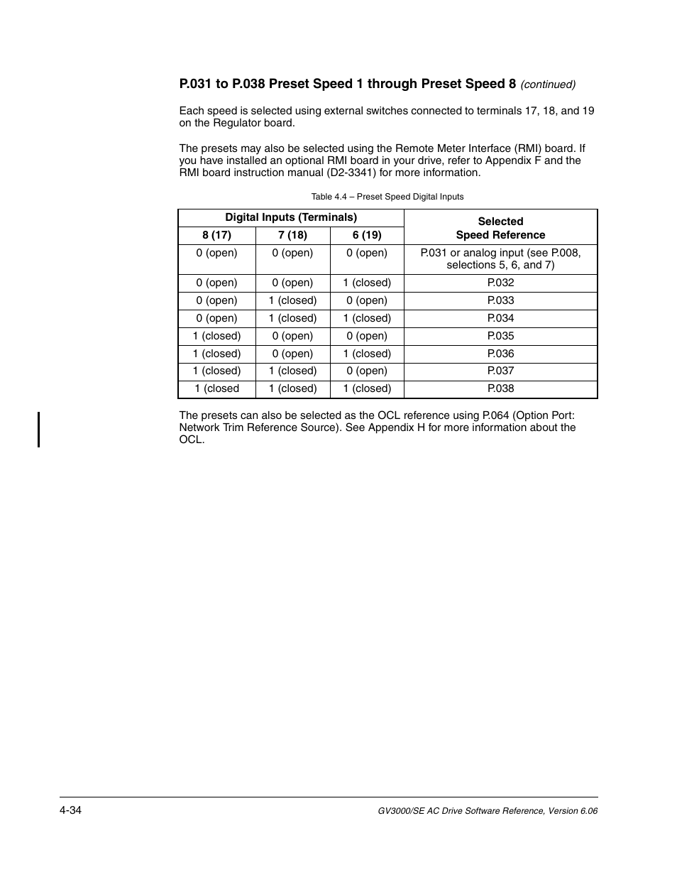 Rockwell Automation GV3000/SE AC Gen. Purpose and Vector Drive Software Start-Up and Ref. Manual User Manual | Page 120 / 232