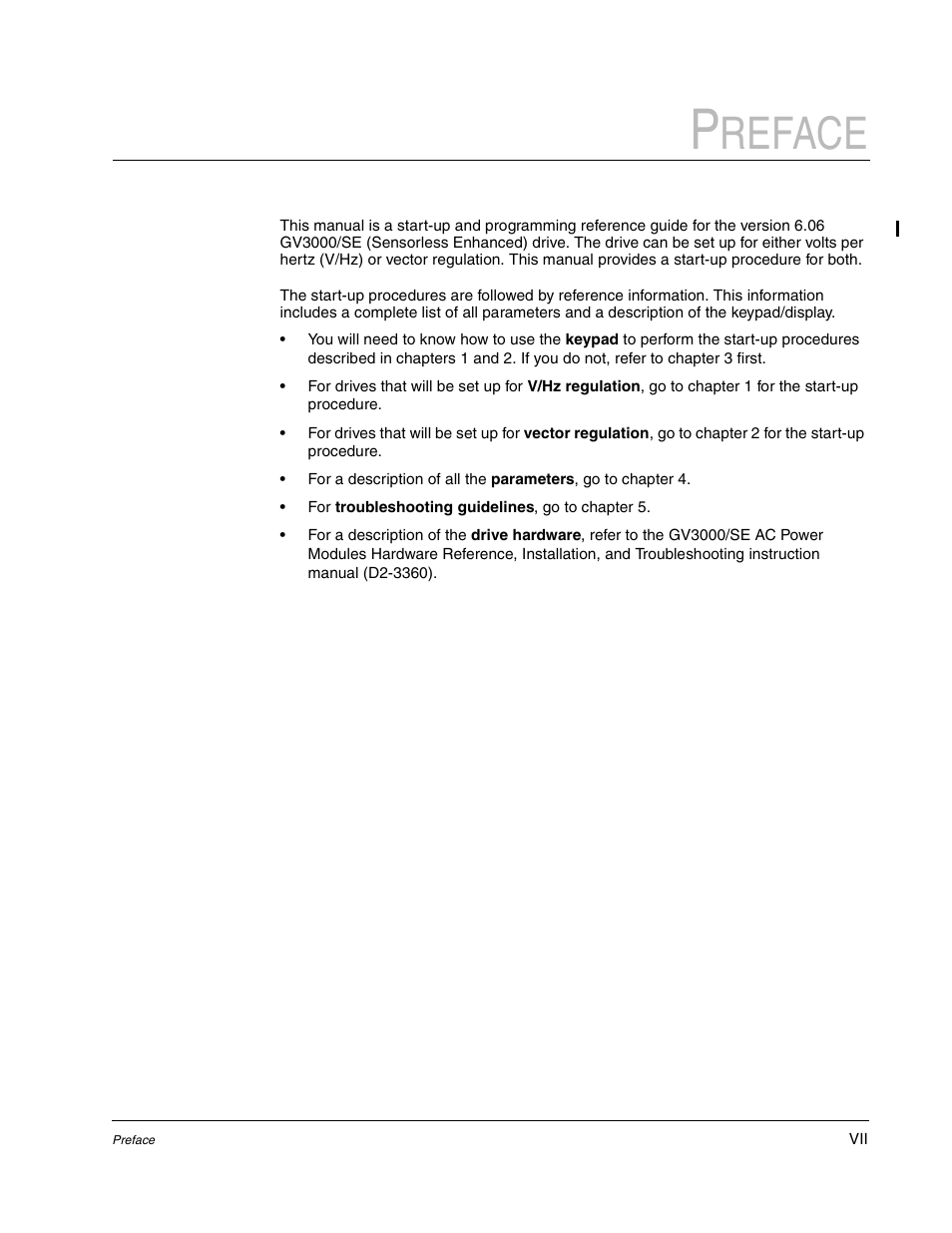 Reface | Rockwell Automation GV3000/SE AC Gen. Purpose and Vector Drive Software Start-Up and Ref. Manual User Manual | Page 13 / 232