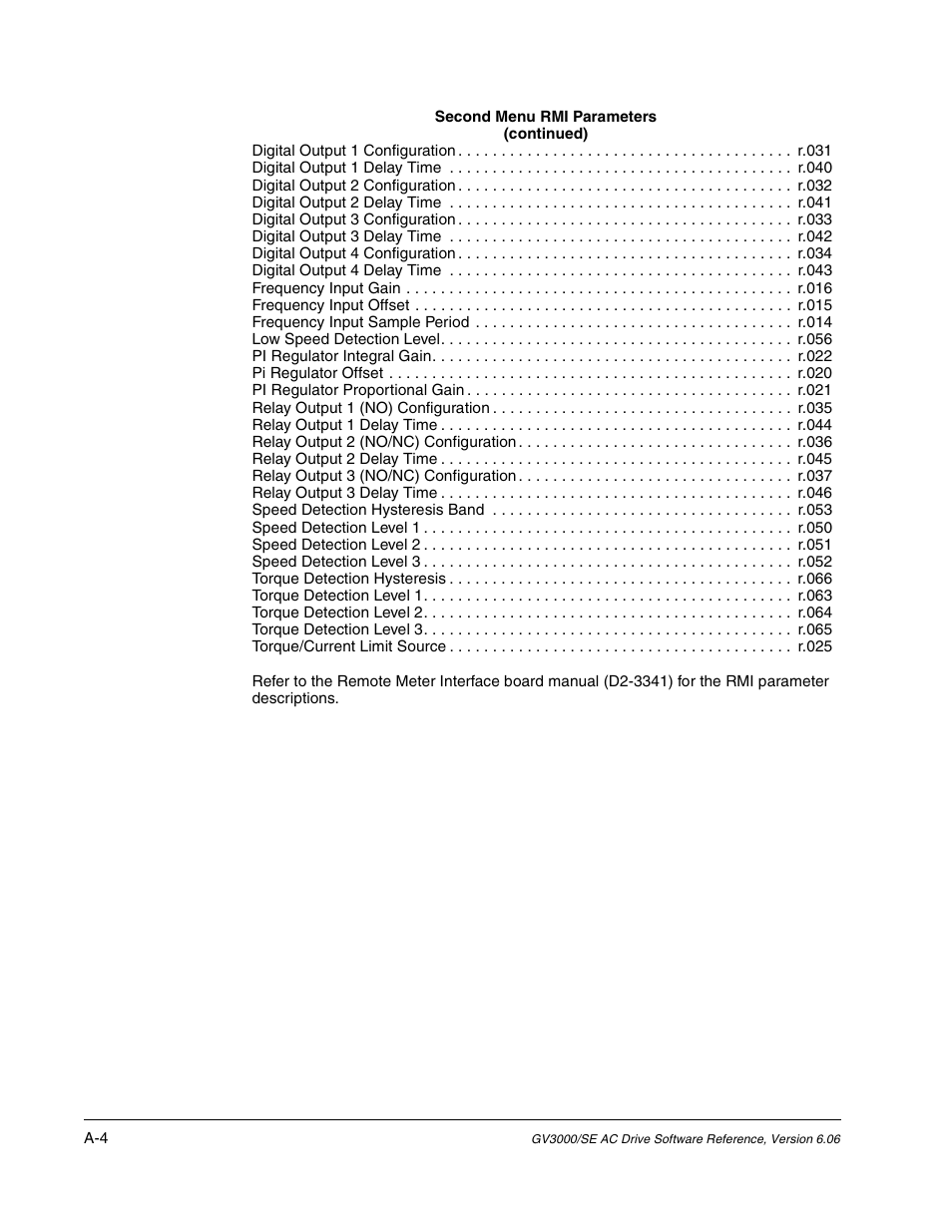 Rockwell Automation GV3000/SE AC Gen. Purpose and Vector Drive Software Start-Up and Ref. Manual User Manual | Page 190 / 232