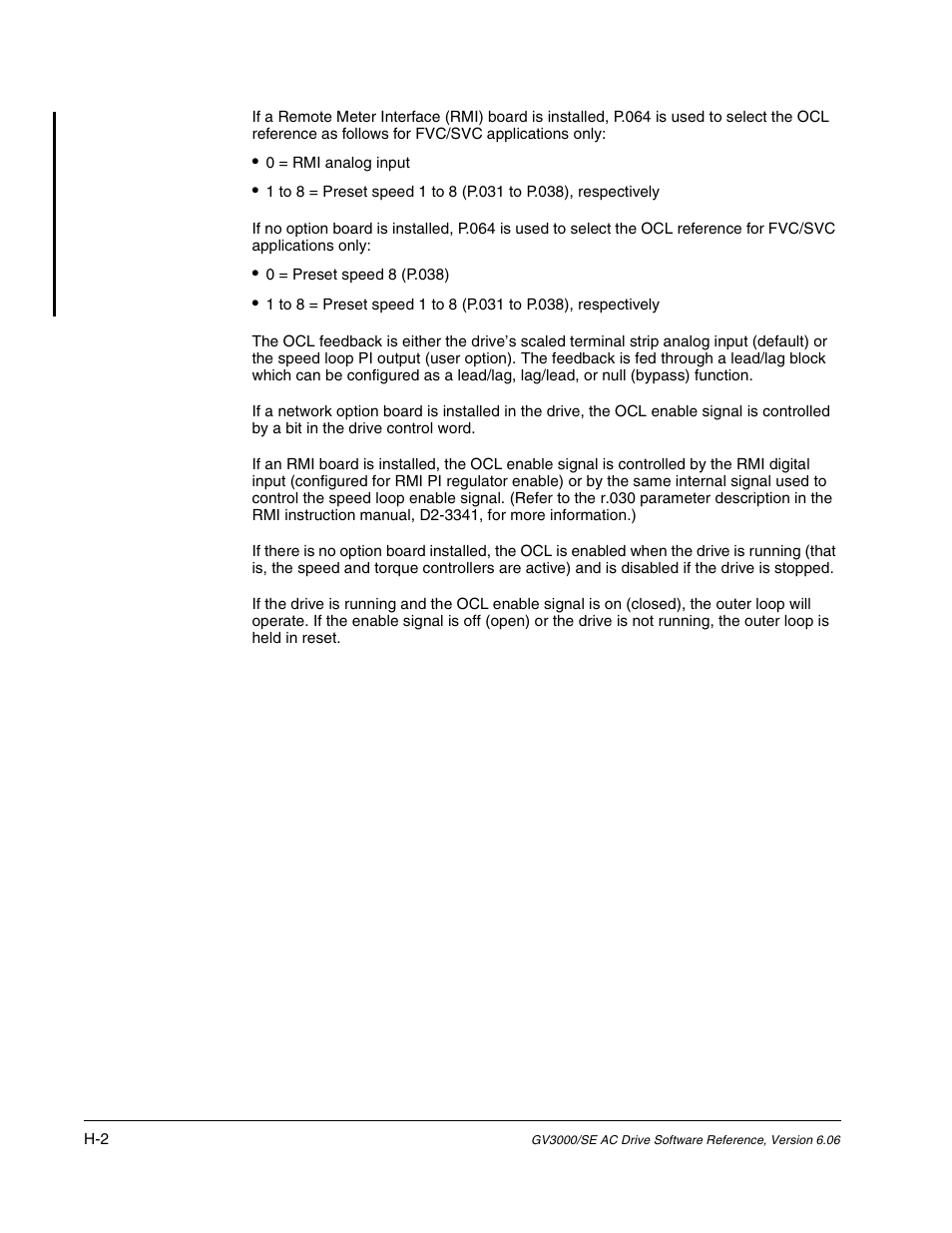 Rockwell Automation GV3000/SE AC Gen. Purpose and Vector Drive Software Start-Up and Ref. Manual User Manual | Page 220 / 232
