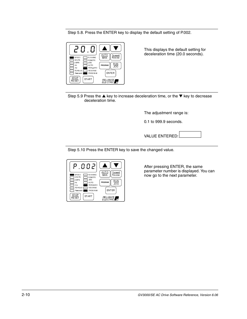 Rockwell Automation GV3000/SE AC Gen. Purpose and Vector Drive Software Start-Up and Ref. Manual User Manual | Page 48 / 232