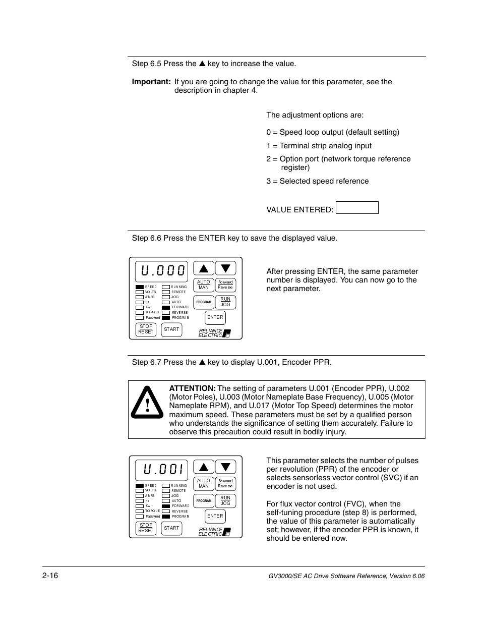 Xl | Rockwell Automation GV3000/SE AC Gen. Purpose and Vector Drive Software Start-Up and Ref. Manual User Manual | Page 54 / 232