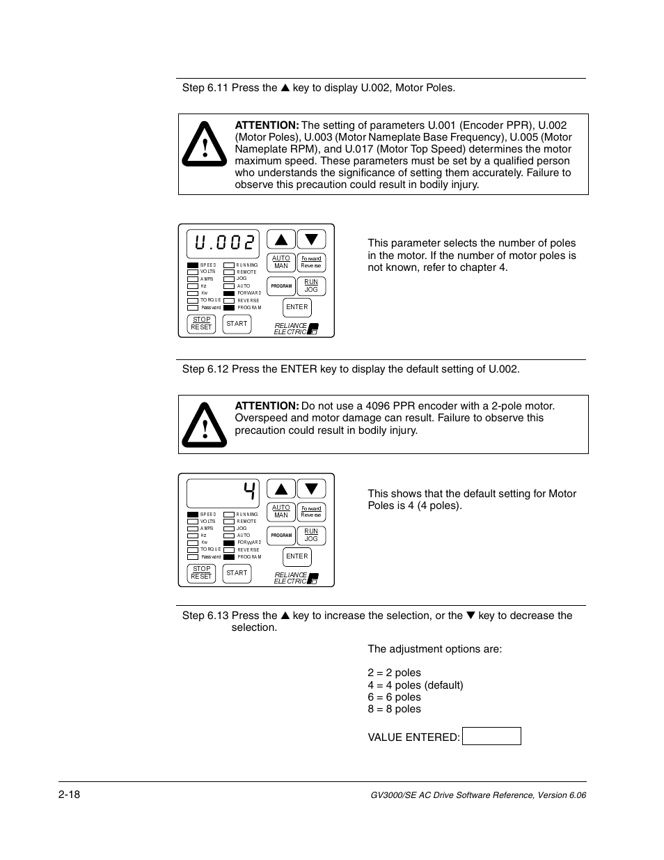 Rockwell Automation GV3000/SE AC Gen. Purpose and Vector Drive Software Start-Up and Ref. Manual User Manual | Page 56 / 232