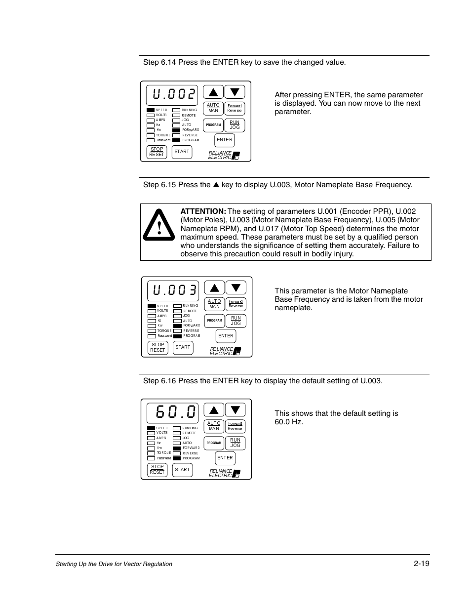 Rockwell Automation GV3000/SE AC Gen. Purpose and Vector Drive Software Start-Up and Ref. Manual User Manual | Page 57 / 232