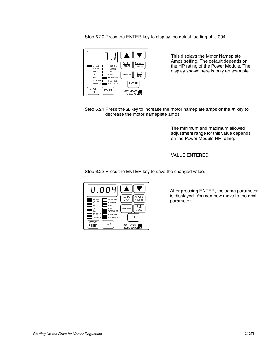 Rockwell Automation GV3000/SE AC Gen. Purpose and Vector Drive Software Start-Up and Ref. Manual User Manual | Page 59 / 232