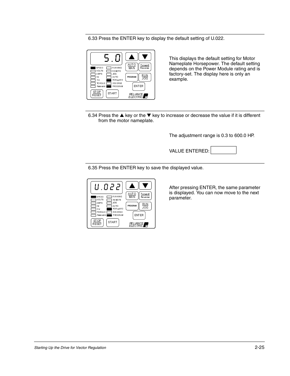 Rockwell Automation GV3000/SE AC Gen. Purpose and Vector Drive Software Start-Up and Ref. Manual User Manual | Page 63 / 232