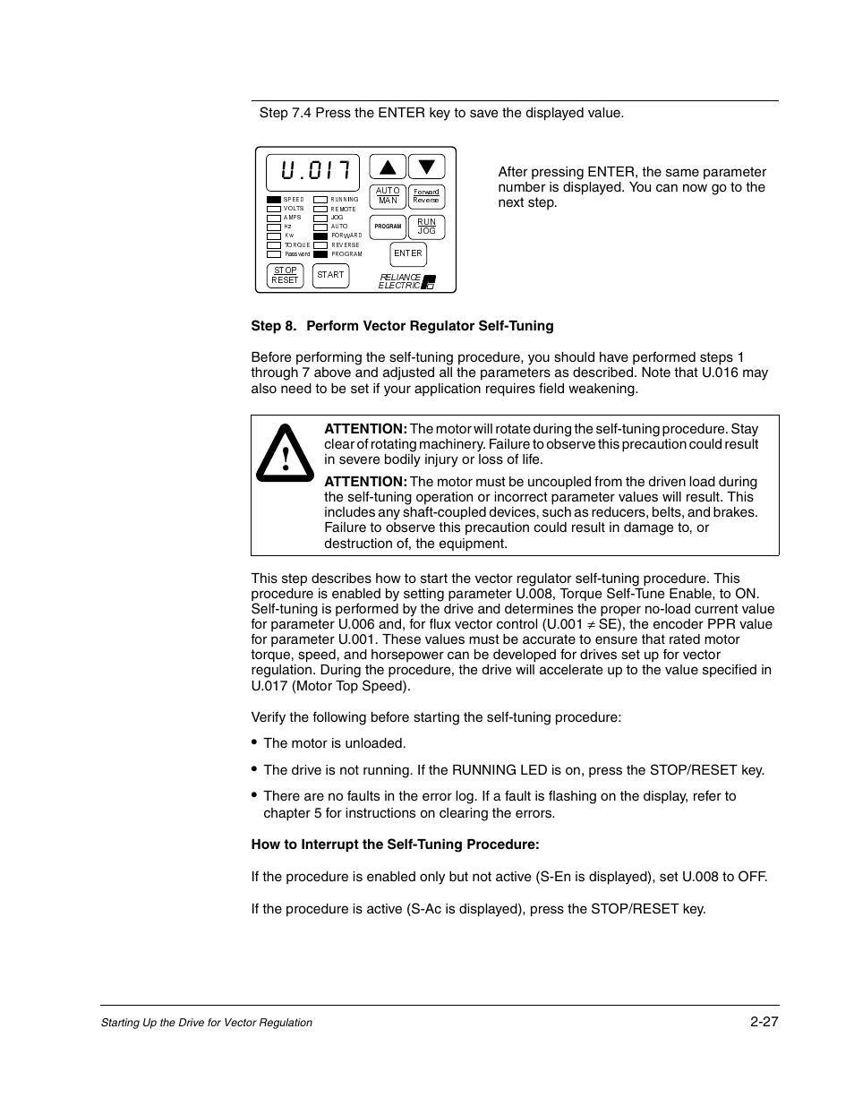 Xl | Rockwell Automation GV3000/SE AC Gen. Purpose and Vector Drive Software Start-Up and Ref. Manual User Manual | Page 65 / 232