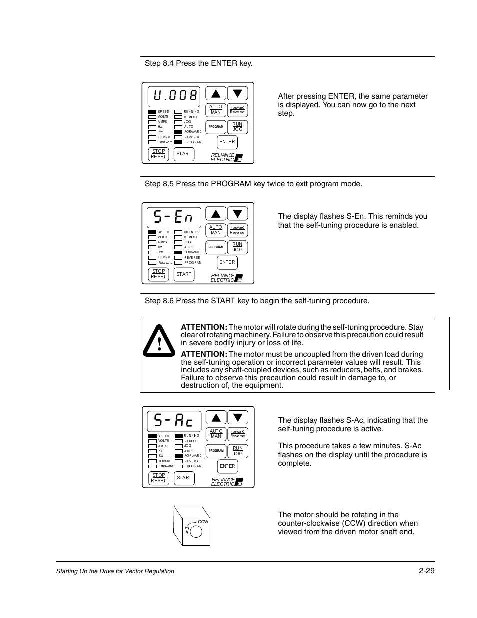Rockwell Automation GV3000/SE AC Gen. Purpose and Vector Drive Software Start-Up and Ref. Manual User Manual | Page 67 / 232