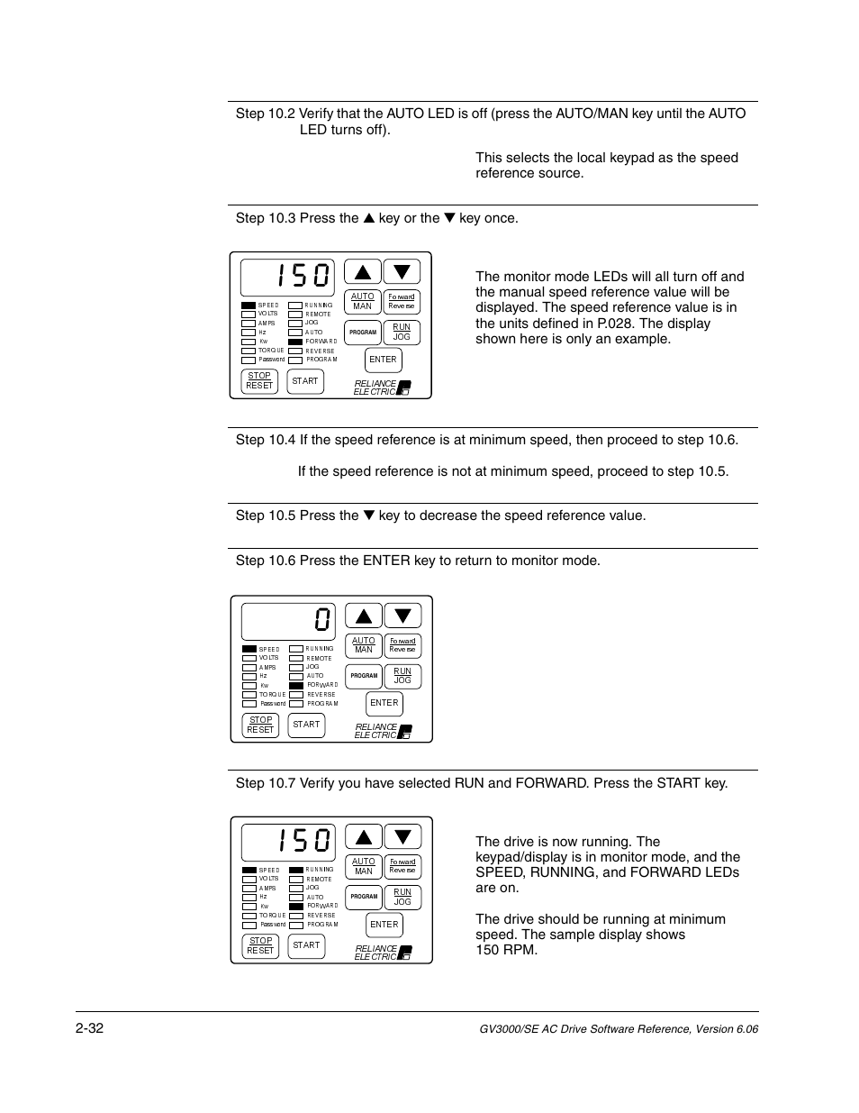 Rockwell Automation GV3000/SE AC Gen. Purpose and Vector Drive Software Start-Up and Ref. Manual User Manual | Page 70 / 232