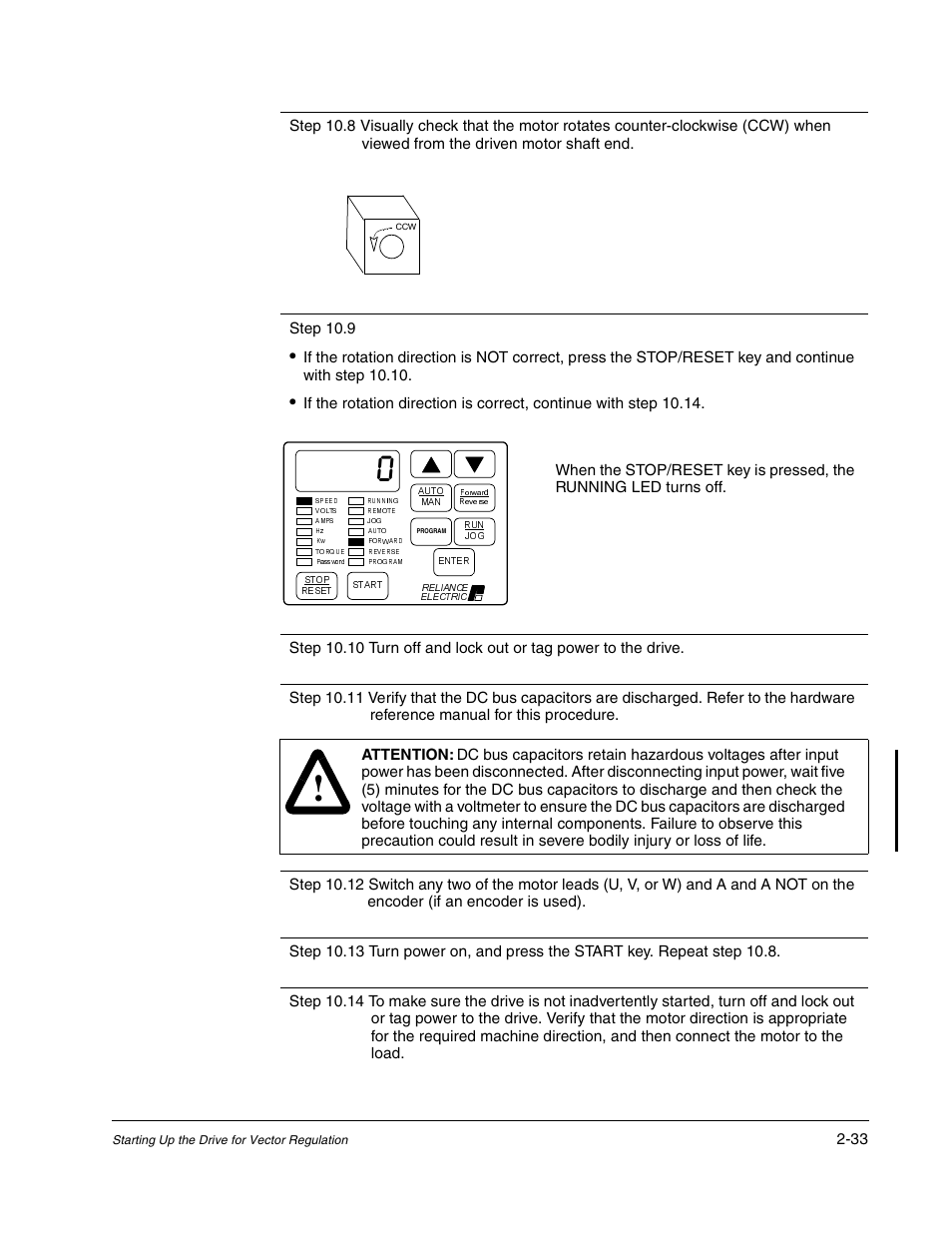 Rockwell Automation GV3000/SE AC Gen. Purpose and Vector Drive Software Start-Up and Ref. Manual User Manual | Page 71 / 232