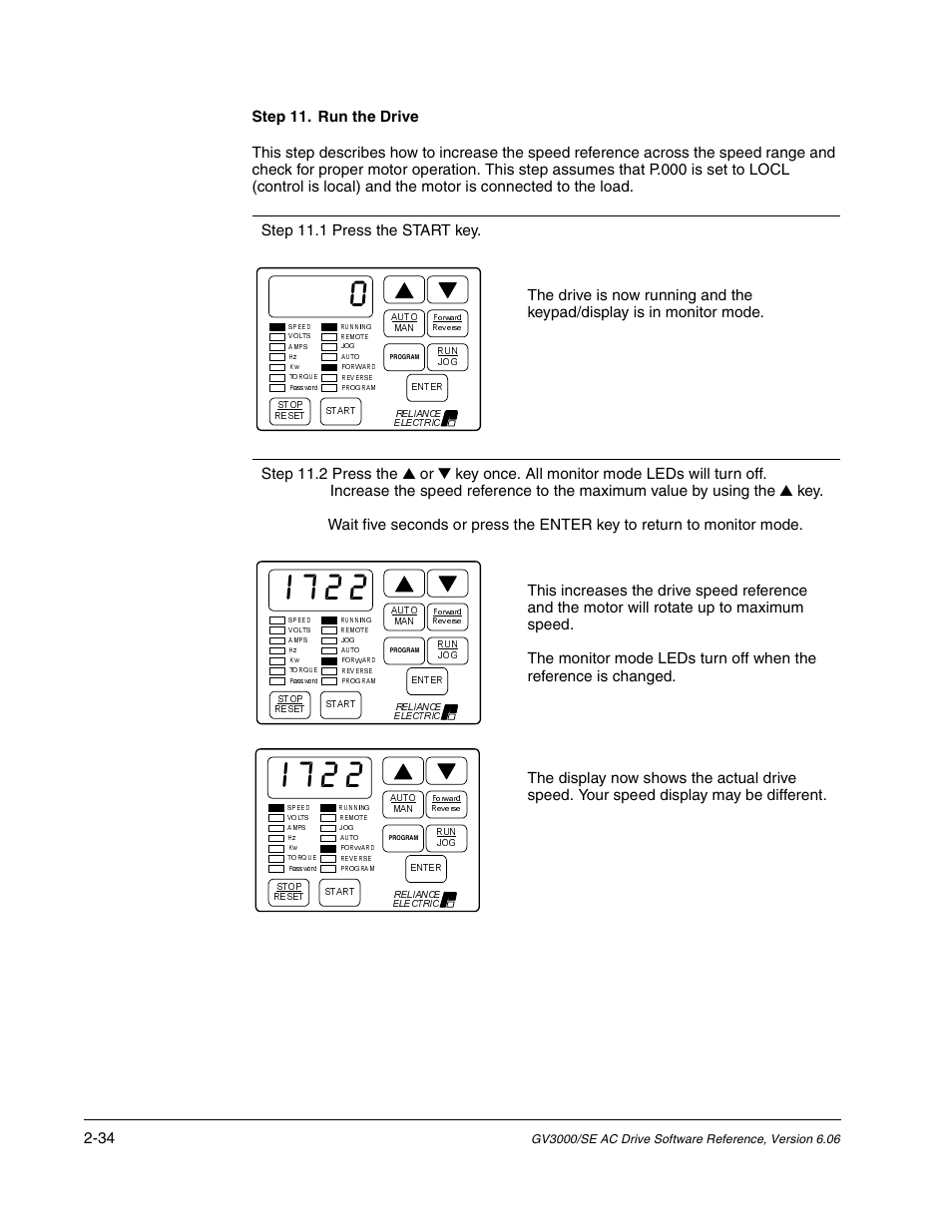 Rockwell Automation GV3000/SE AC Gen. Purpose and Vector Drive Software Start-Up and Ref. Manual User Manual | Page 72 / 232