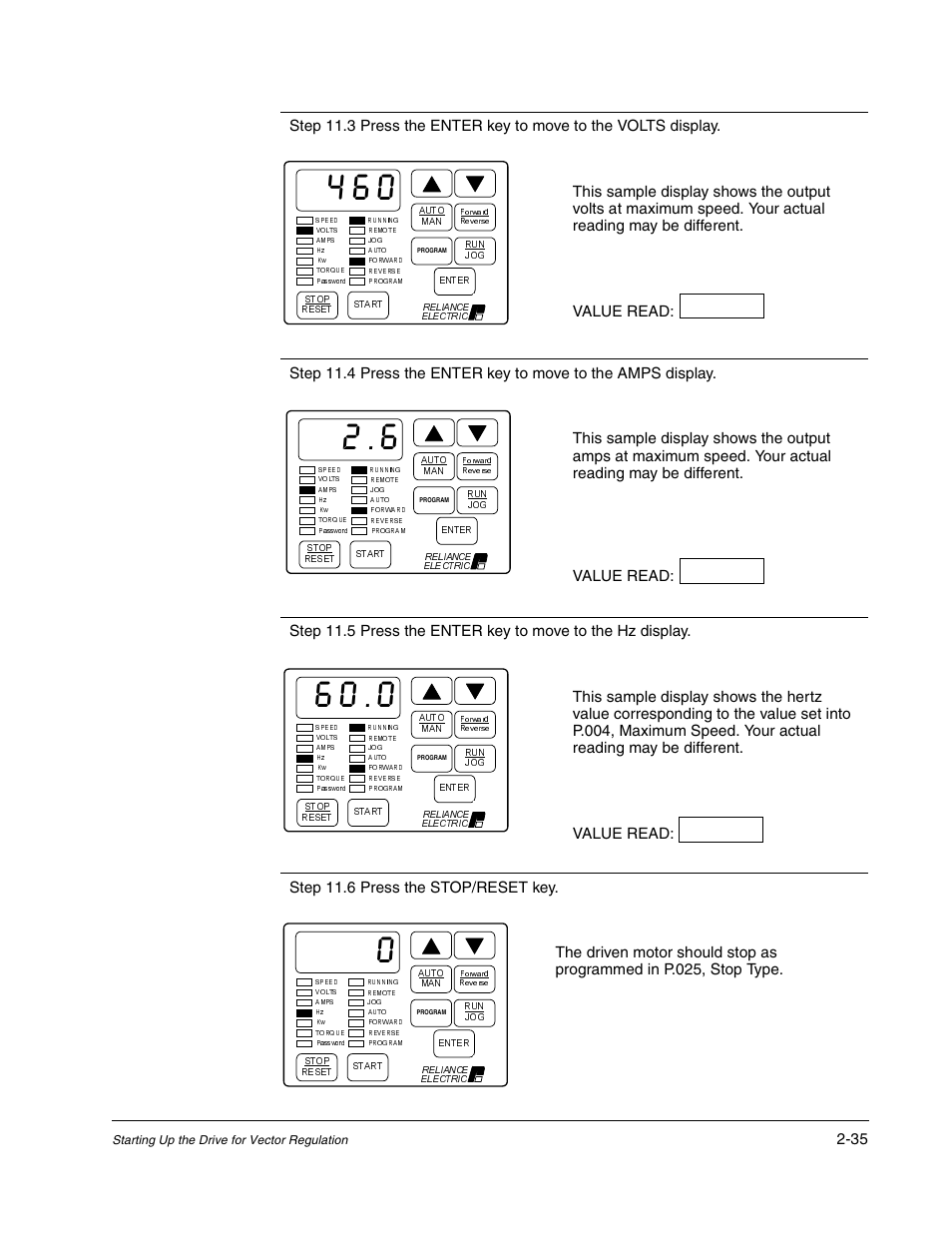 Rockwell Automation GV3000/SE AC Gen. Purpose and Vector Drive Software Start-Up and Ref. Manual User Manual | Page 73 / 232