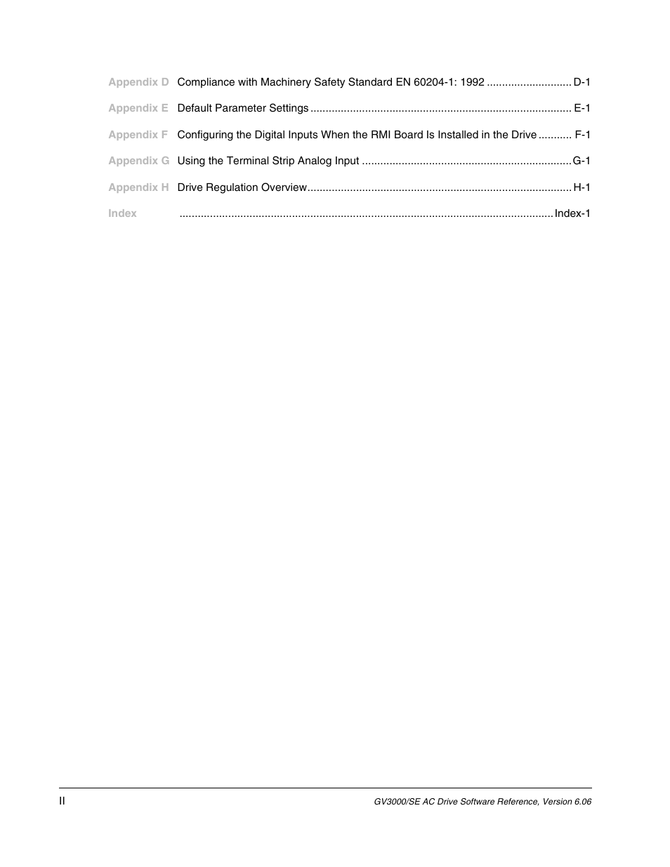 Rockwell Automation GV3000/SE AC Gen. Purpose and Vector Drive Software Start-Up and Ref. Manual User Manual | Page 8 / 232