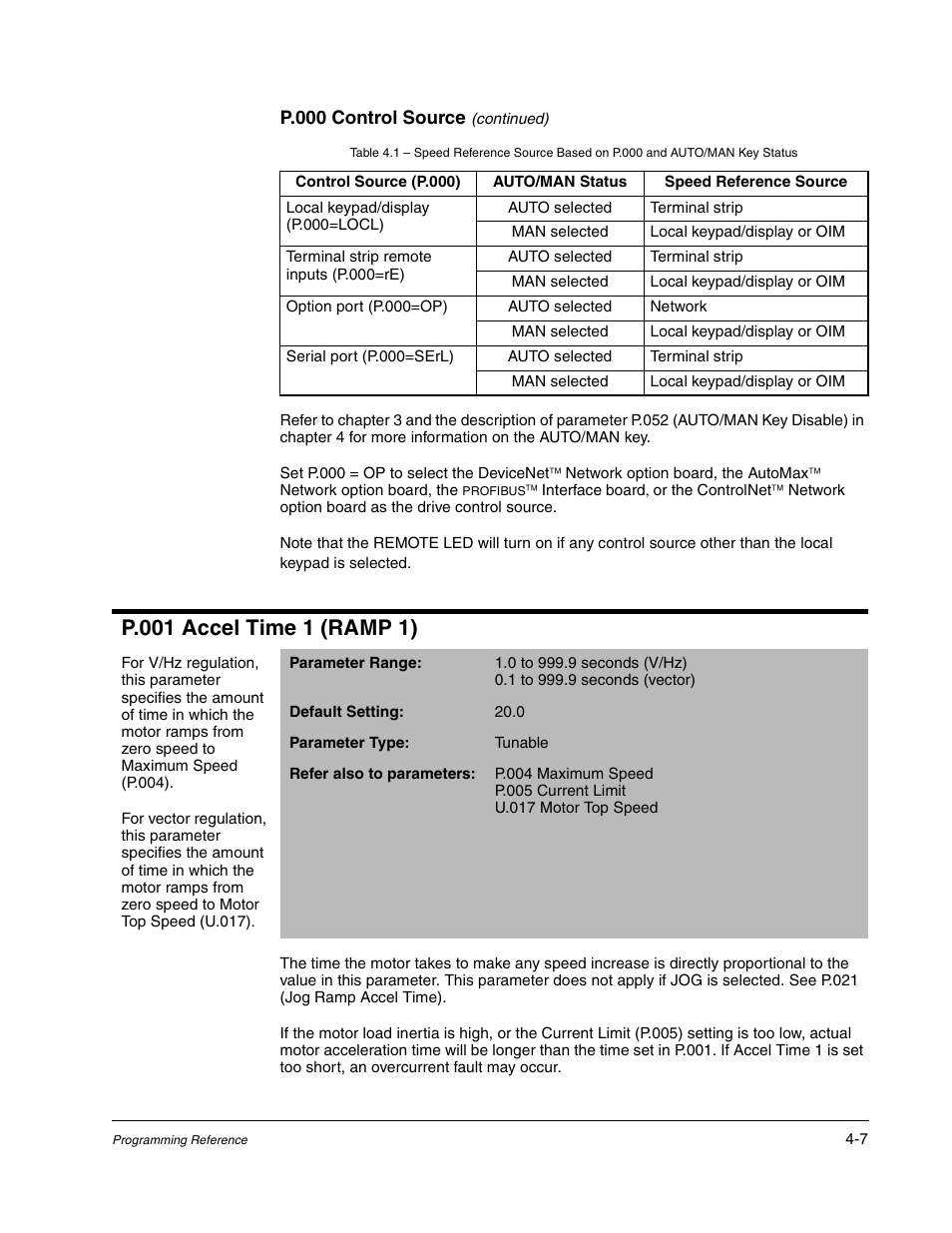 Rockwell Automation GV3000/SE AC Gen. Purpose and Vector Drive Software Start-Up and Ref. Manual User Manual | Page 93 / 232