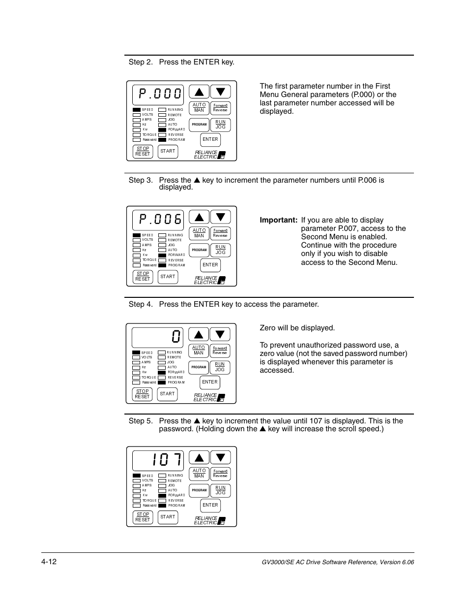 Rockwell Automation GV3000/SE AC Gen. Purpose and Vector Drive Software Start-Up and Ref. Manual User Manual | Page 98 / 232
