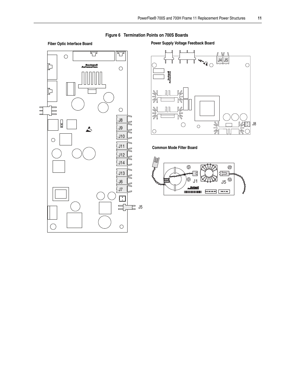 Rockwell Automation 20D PowerFlex 700H/S Frame 11 Replacement Power Structure User Manual | Page 11 / 16