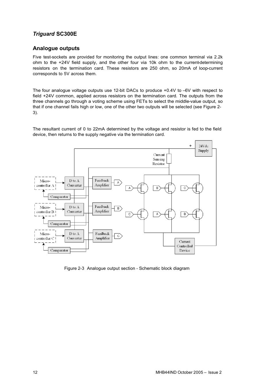 Rockwell Automation MHB44IND Pulse Input and Analogue Output Module User Manual | Page 12 / 20