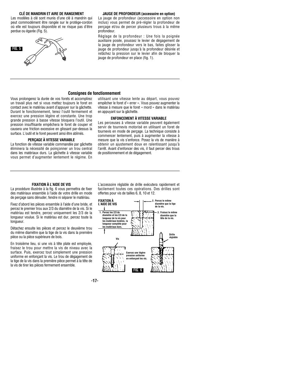 Bosch 1011VSR User Manual | Page 17 / 32