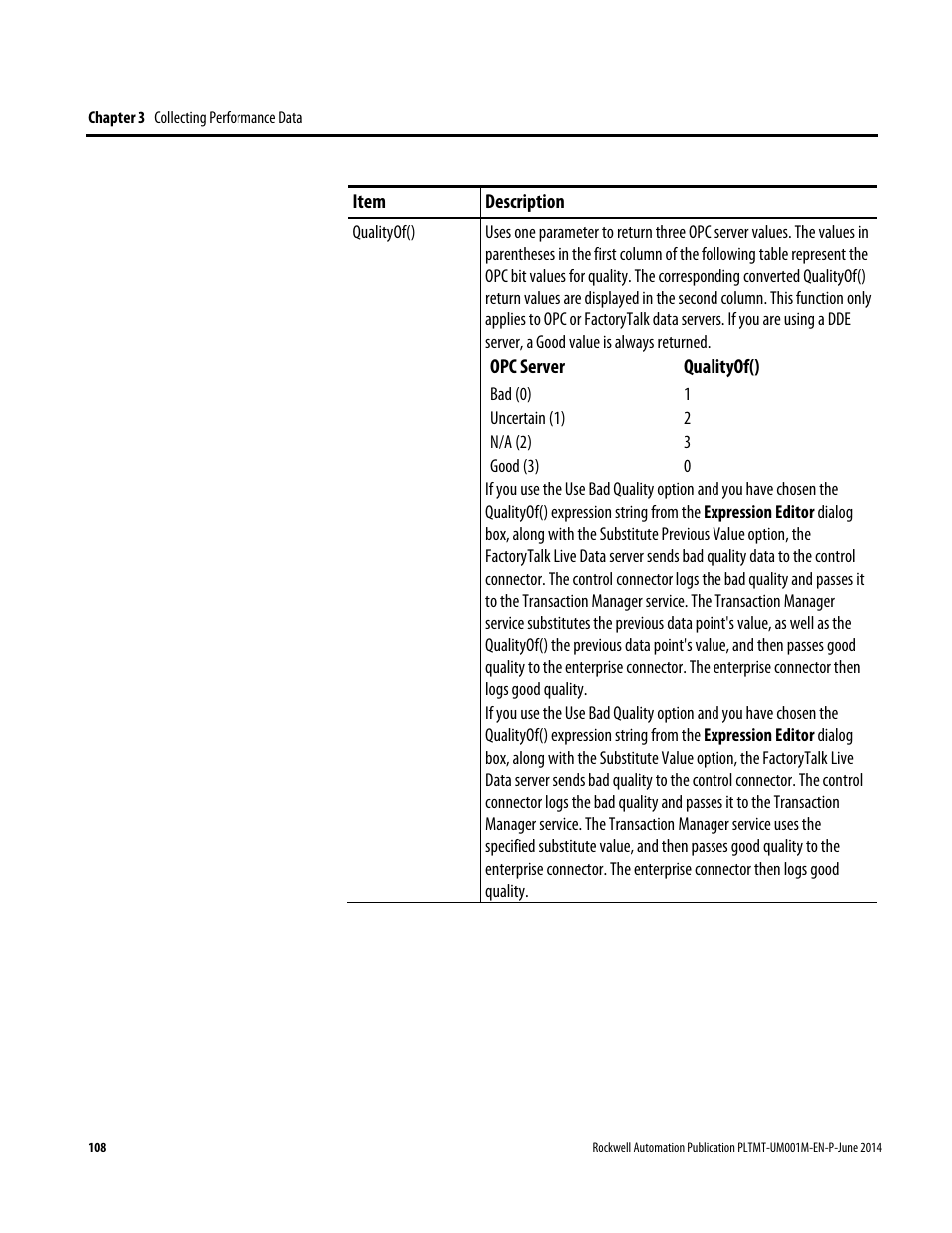 Rockwell Automation FactoryTalk Metrics User Guide User Manual | Page 108 / 272